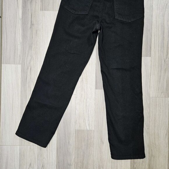 Good American Womens Black Straight Leg Jeans Size 6/28 - Picture 13 of 14
